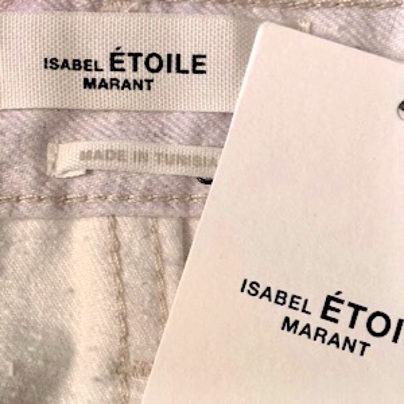 “NEW” Isabel Marant Étoile Lesiabb Tie-Dye Denim Short - Picture 5 of 7